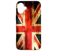Vintage Flag UK Union Jack Case for iPhone 16 Plus