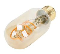 Vintage Flexible Filament LED Bulb for Home Decoration E27 4W Warm Light Bulb for Hall Chandelier, Living Room, Glass Material (Gold)