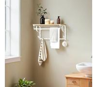 Vintage Floating Coat Shelves, Natural