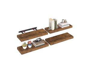 Vintage Floating Shelf, Rustic Brown / 4