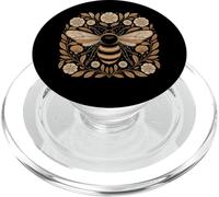 Vintage Floral Bee Tarot Cottagecore Mystical Art PopSockets PopGrip for MagSafe