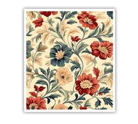 Vintage Floral Canvas Wall Art William Morris Flower Prints 35x45cm