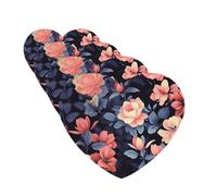 Vintage Floral Car Air Fresheners Cards Set of 4 Pieces Personalized Car Fresheners Gifts for Men Women Auto Aromatherapy Tablets Hanging Scented Cards for Wardrobe Bathroom