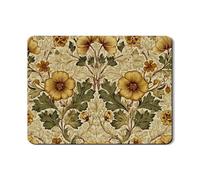 Vintage Floral Dish Drying Mats For Kitchen Counter, Absorbent Rubber Dish Drainer Rack Mat, Elegant Nature Pattern Drying Pad For Kitchen Counter Coffee Bar Protector 18x24 Inch