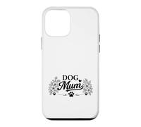 Vintage Floral Dog Mum Paw Print Design Case for iPhone 12 mini