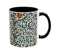 Vintage Floral F*ck This Shit Hidden Message Mug - The Classy Way to Vent | 11.8oz Large Capacity Ceramic Coffee Cup | for Coworkers, Friends, Tea Coffee Hot Brew