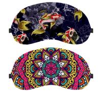 Vintage Floral Indian Style 2-Pack Light-Blocking Soft Breathable Eye Masks Sleep Mask Eye Patch