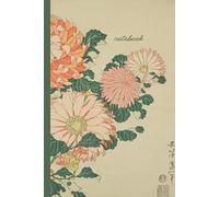 Vintage Floral Notebook: Japanese Art Inspired Aesthetic Journal (Minimalist Soft Cover): Elegant Flower Design | Minimalist Notebook for Journaling, School, or Daily Notes