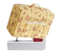 Vintage Floral Print Sewing Machine Bag Cover with Handle and Pocket Dust Proof Sewing Machine Travel Cover for Home Laundry Room DIY Project Outdoor Fabric, yellow, Se référer au descriptif, Refer to