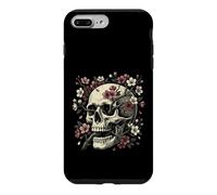 Vintage Floral Skull Cherry Blossom Memento Mori Case for iPhone 7 Plus/8 Plus