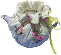 Vintage Floral Tea Cozy, Cotton Tea Pot Cosy Dust Proof Insulated Decorative Tea Kettle Cover Teapot Cover for Home Kitchen Table Decor