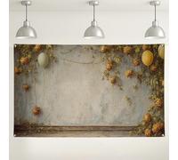 Vintage Floral Wall Backdrop, Rustic Greenery Party Decorations, Balloon Photo Background for Birthday, Baby Shower, Spring Events 71x43 Inch