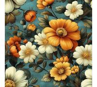 Vintage Floral White Wallpaper Self-Adhesive 0.45×5 m 3D Nature Plant Pattern Matte Contact Paper Removable Thicken Waterproof Canvas Peel and Stick Wall Paper for Home Decoration Furniture Renovation