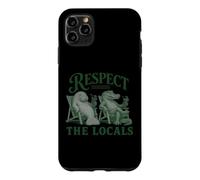 Vintage Florida Respect The Locals Nature Manatee Crocodile Case for iPhone 11 Pro Max