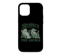 Vintage Florida Respect The Locals Nature Manatee Crocodile Case for iPhone 12/12 Pro
