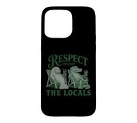 Vintage Florida Respect The Locals Nature Manatee Crocodile Case for iPhone 15 Pro Max