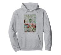 Vintage Flower Botanical Chart flower chart Garden Botany Pullover Hoodie