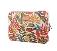 Vintage Flower Laptop Bag 12 Inch, Water Resistant Business Laptop Briefcase, Portable Notebook Computer Carrying Case Bag,White