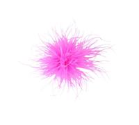 Vintage Fluffy Feather Brooch Pin Feather Brooch for Evening Dress Wedding Birthday and Corporate Cocktail Party Accessories for Women, One Size, Feather