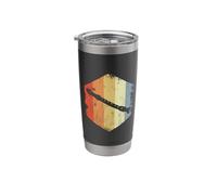 Vintage Flute Sketch Stainless Steel Insulated Tumbler