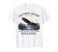 Vintage Fly Free Jackie The Big Bear Eagle Memorial 2026 T-Shirt