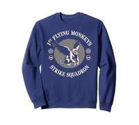 Vintage FLYING MONKEYS Air SQUADRON Wizard Spell Witch Force Sweatshirt