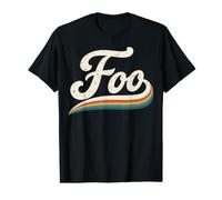 Vintage Foo Retro Design for Men Women Kids Value Graphic T-Shirt