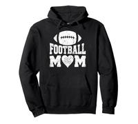 Vintage Football Mom Number #55 Pullover Hoodie