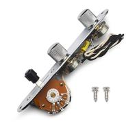 Vintage for TL Electric Guitar Prewired Control Plate Harness Blade Switch/500K Brass Shaft Pots with Waxed Cloth Wire Guitar Parts