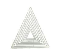 Vintage for Triangle Border Die Cut for Card Making Frame Cutting Embossing Templates for Photo Scrapbook C Triangle Metal Cuts Embossing Stencil Cutting Dies Border for Card Making