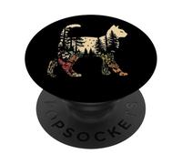 Vintage Forest Cat Nature Wildlife Art PopSockets Adhesive PopGrip