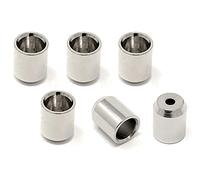 VINTAGE FORGE Nickel Flush Mount No Lip String-Thru Body Ferrules for Electric Guitar (Set of 6) by | SF160-NKL