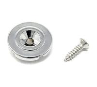 Vintage Forge Nickel Round Slotted String Retainer Guide Tree for Fender Precision Jazz Style Bass Guitars and Others with Screw BSR50-NKL