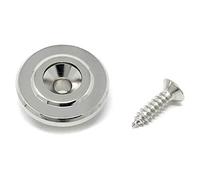 Vintage Forge Nickel Round String Retainer Guide Tree for Fender Precision Jazz Style Bass Guitars and Others with Screw BSR40-NKL