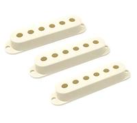 Vintage Forge Parchment Plastic Single Coil Pickup Covers for Fender Stratocaster Strat Electric Guitar (Set of 3) PCST-PAR