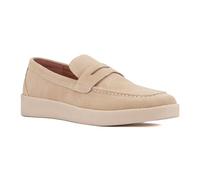 VINTAGE FOUNDRY CO. EST. 2014 Mens Edmund Loafer, Round Toe Casual Shoes, Rubber Outsole, Beige, 7 UK