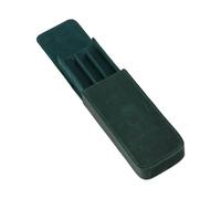 Vintage Fountain Pen Case Leather Fountain Pen Holder Pull Push Pen Case Fountain Pen Organizer, green