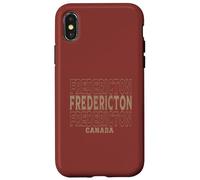 Vintage Fredericton Canada Case for iPhone X/XS