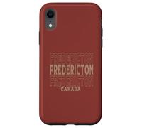 Vintage Fredericton Canada Case for iPhone XR