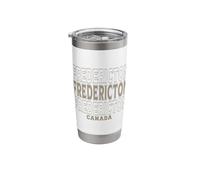 Vintage Fredericton Canada Stainless Steel Insulated Tumbler