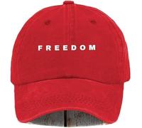 Vintage Freedom Print Hat Retro Turning Point Action Baseball Cap This is The Turning Printed Hats (UK, Alpha, M, Red)