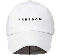 Vintage Freedom Print Hat Retro Turning Point Action Baseball Cap This is The Turning Printed Hats (UK, Alpha, M, White)