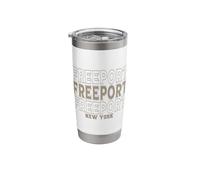 Vintage Freeport New York Stainless Steel Insulated Tumbler