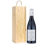 Vintage French Red Wine - 'Genus' Côtes Du Rhône Villages Arnoux & Fils 2018 - France 1 x 75cl, in a Wooden Gift Box
