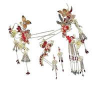 Vintage Fringed Hair Pin Ancient Hair Stick Hair Comb Han Costume Hair Decors Wedding Bride Hair Pin For Hair Styling