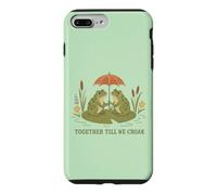 Vintage Frog Couple Romance Rainy Pond Humor Case for iPhone 7 Plus/8 Plus