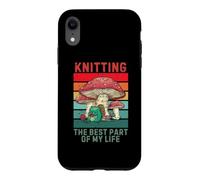 Vintage Frog The Best Part Of My Life Knitting Lover Case for iPhone XR