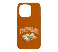 Vintage Fromage French Cheese Charcuterie Graphic Design Case for iPhone 15 Pro