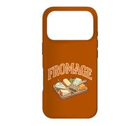 Vintage Fromage French Cheese Charcuterie Graphic Design Case for iPhone 17 Pro