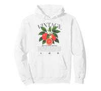 Vintage Fruit Red Sicilian Orange Summer Pullover Hoodie
